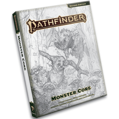 Pathfinder RPG: Monster Core Sketch Cover (P2)