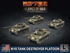 American M18 Tank Destroyer Platoon