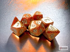 Glitter: Mini-Polyhedral Gold/silver 7-Die Set - CHX 20503