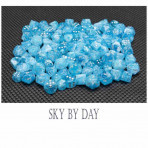 Luminary Sky/Silver 16mm d6 Dice Block - CHX 27766