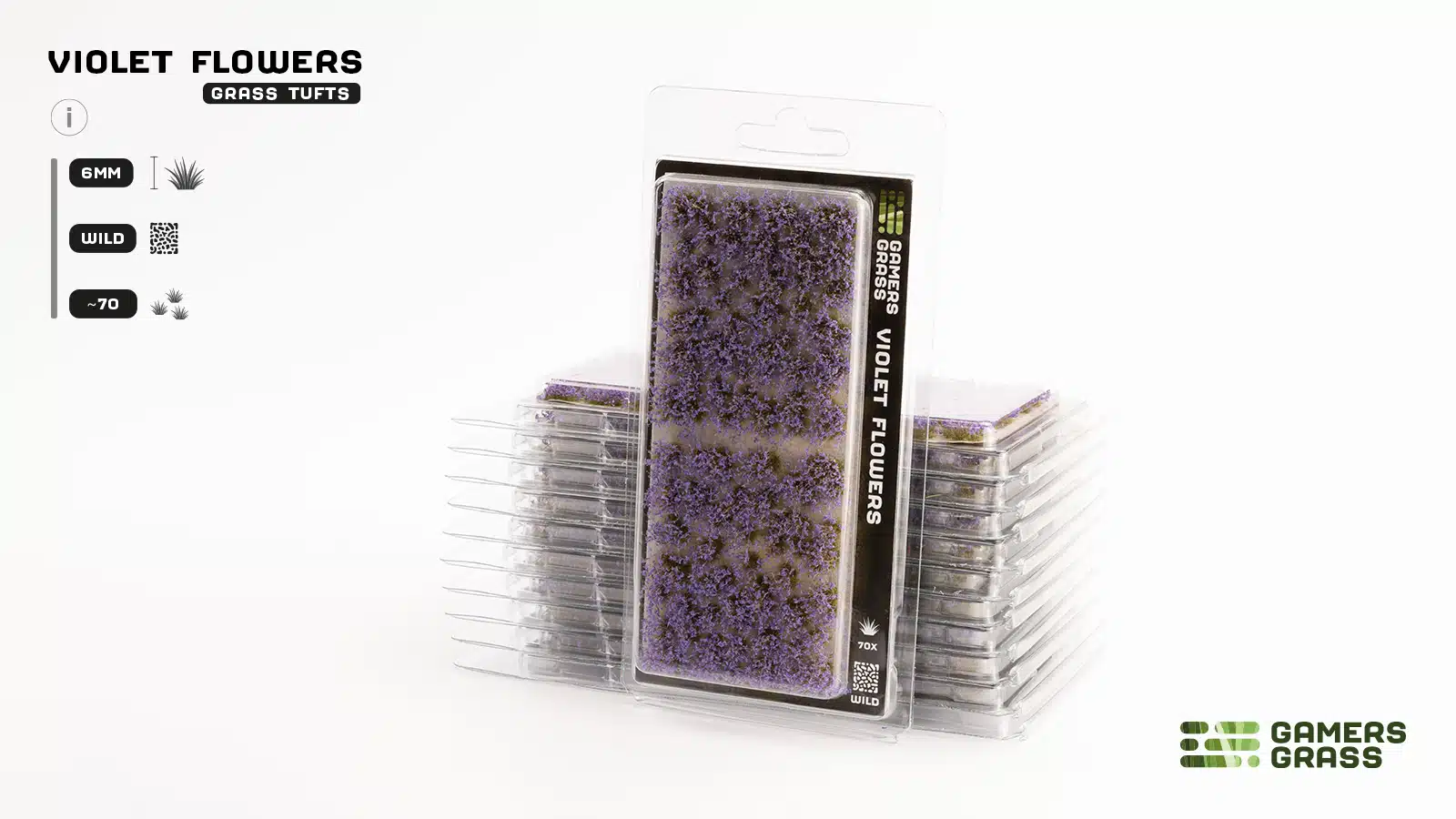 Gamers Grass Violet Flowers