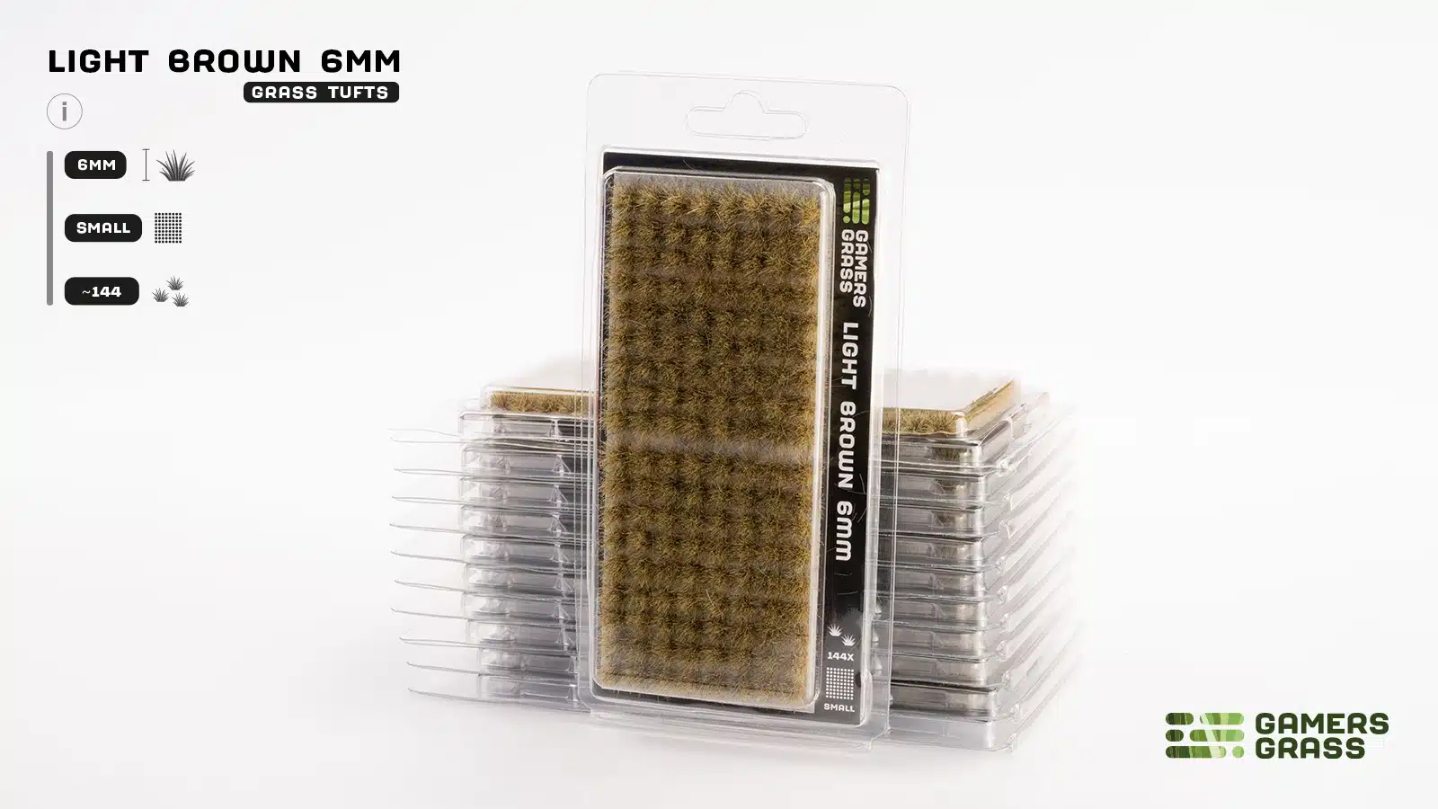 Gamers Grass Light Brown 6mm (Small)