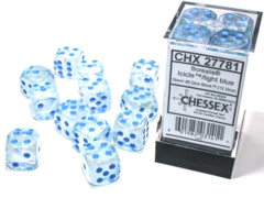 Luminary Borealis Icicle w/Light Blue 16mm Dice Set (CHX27781)