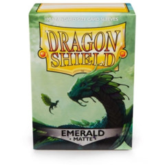 Dragon Shield Box of 100 in Matte Emerald