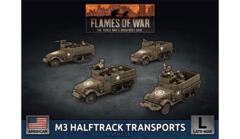American M3 Halftrack Transport Platoon