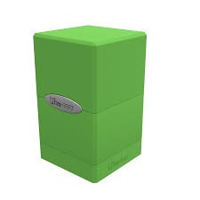 ultra pro satin tower deck box Lime