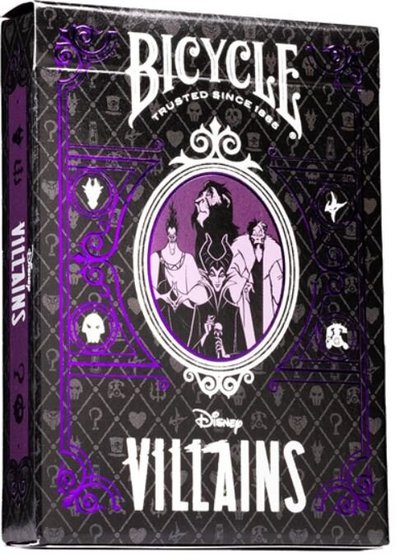 Bicycle Playing Cards: Disney Villains: Purple