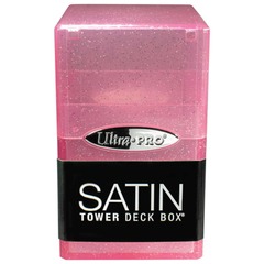 Ultra Pro Satin Tower Deck Box Pink Glitter