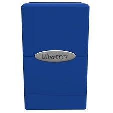 ultra pro satin tower deck box Dark Blue
