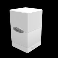 Ultra Pro Satin Tower Deck Box White