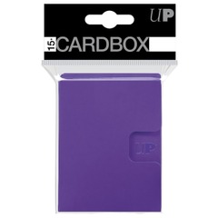 Ultra Pro Card Box: Purple - PRO-15+ (3-pack)