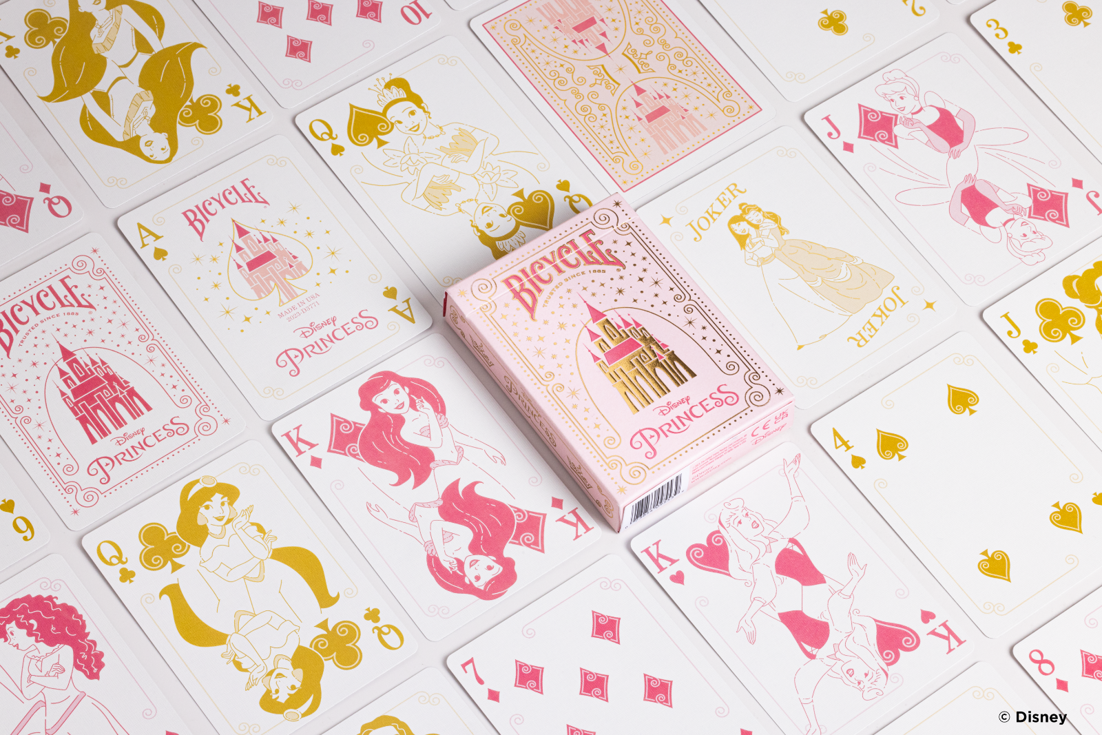 Playing Cards: Bicycle: Bicycle Disney Princess Pink