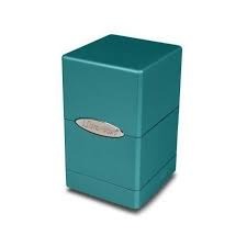 ultra pro satin tower deck box Metallic Blue