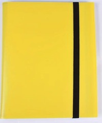 Plastic Binder 9 Pocket- Yellow