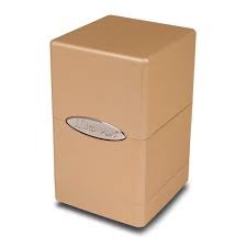 ultra pro satin tower deck box brown