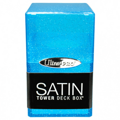 Ultra Pro Satin Tower Deck Box Blue Glitter