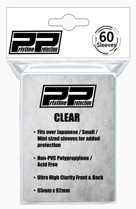 Pristine Protection - Japanese Sleeve - Clear Over Sleeve