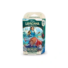 Disney Lorcana Archazia's Island Starter Deck Ruby & Sapphire Belle & Beast