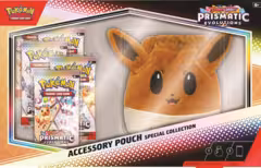 Pokemon Prismatic Evolutions Accessory Pouch Special Collection
