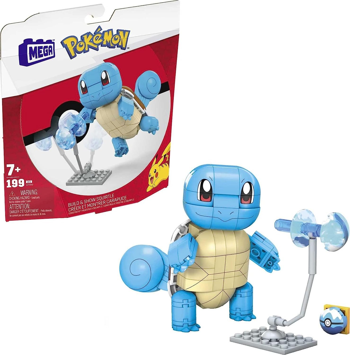 Mega Pokemon Squirtle Building Set