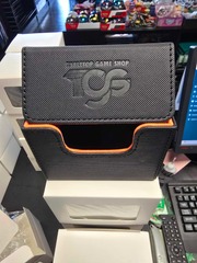 TGS Deck Box 80 Count Side-Loading Black with Orange