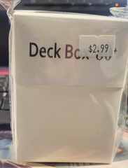 80 count deck box - White