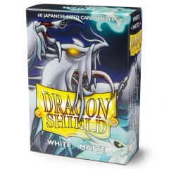 Dragon Shield: Matte - White - Japanese Size - 60 ct