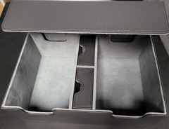TGS 4 Deck Box with Dice Trays Black w Red