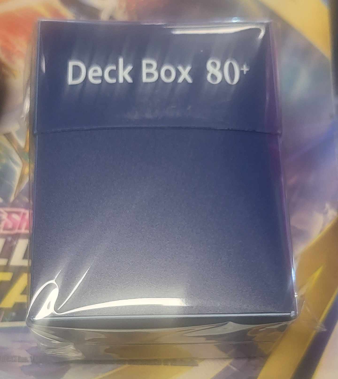 80 count deck box - Blue