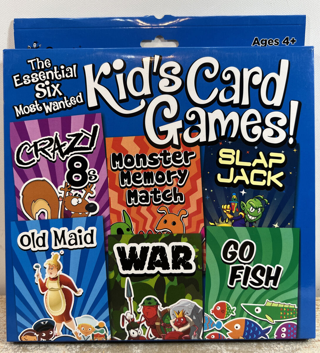 The Essential Six Most Wanted Kids Card Games