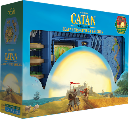 Catan 3D Seafarers + Cities & Knights Expansion
