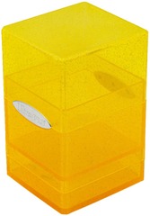 Ultra Pro Deck Box Satin Tower Glitter Yellow