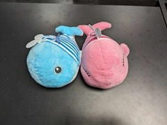 Striped Whale Plush