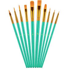 Esrich Green Paint Brush Kit