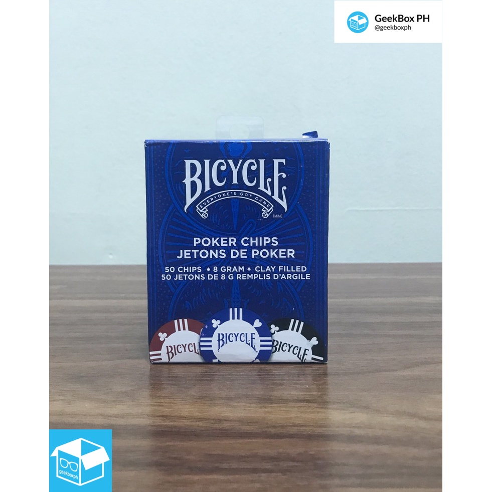 Bicycle 8g Clay Poker Chips (50 ct)