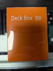 Deck Box 100 Count Orange