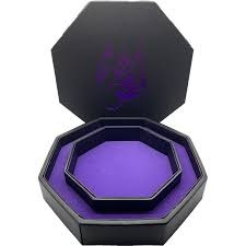 Layered Dice Rolling Tray Hexagon Dragon