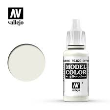 ACRYLICOS VALLEJO Paint MC: Matt: Off-White