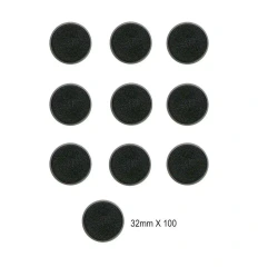 Citadel 32mm Round Base Set 100 Pack