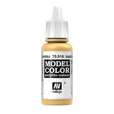 ACRYLICOS VALLEJO Paint MC: Matt: Sand Yellow