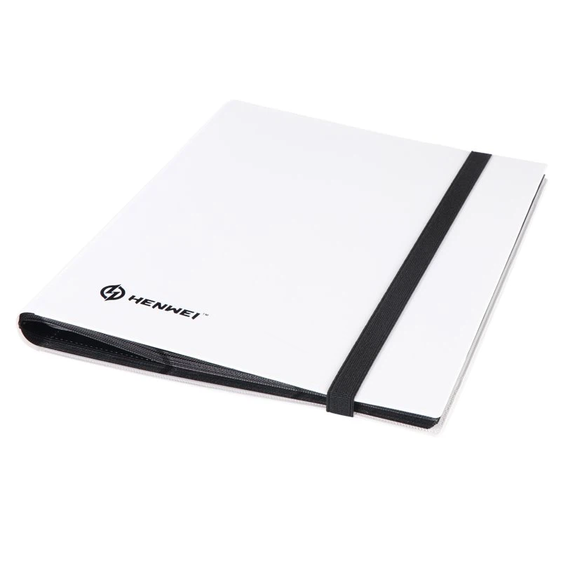 Plastic Binder 9 Pocket-White