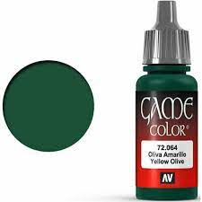 ACRYLICOS VALLEJO PAINT GC: Yellow Olive