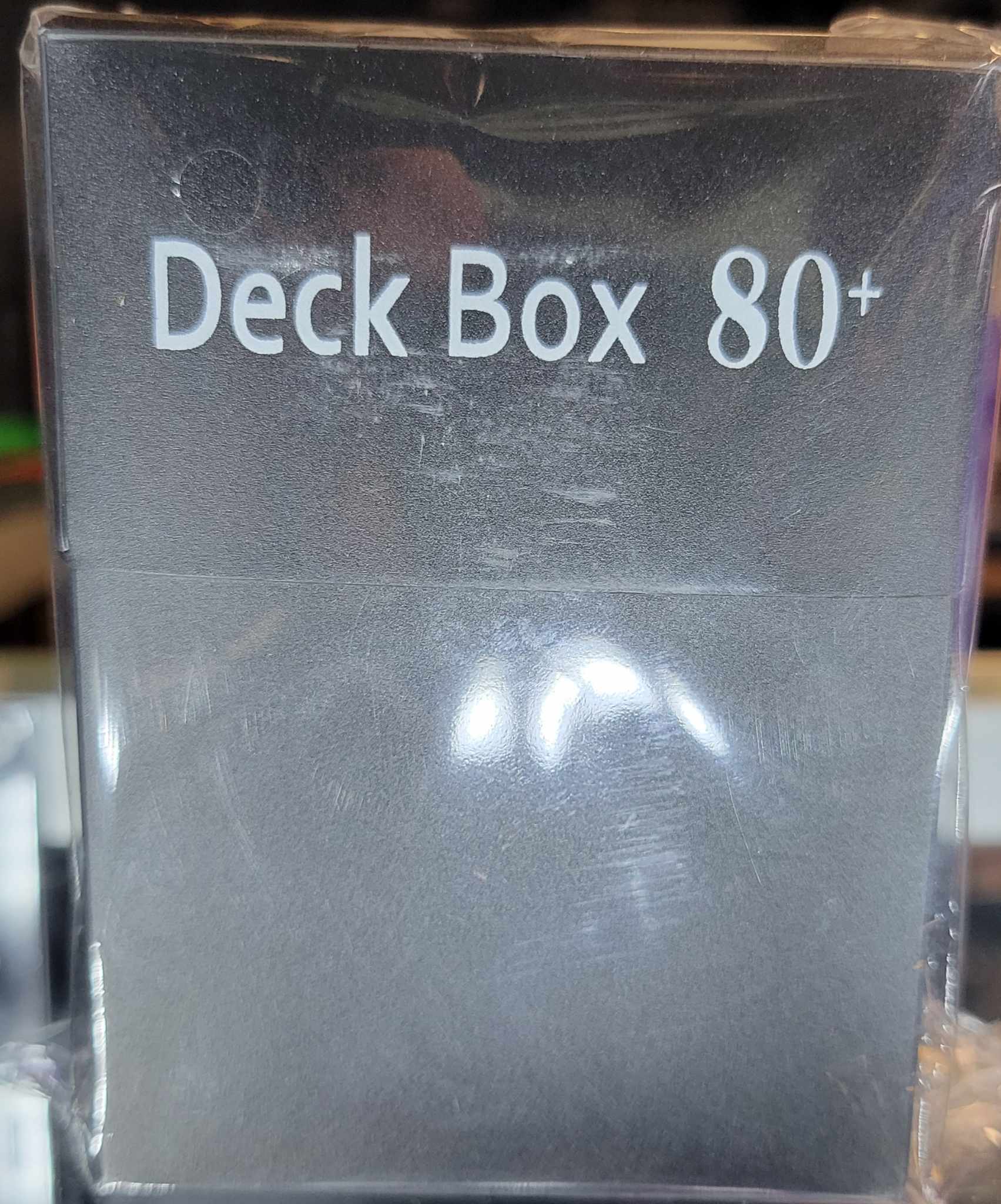 80 Count Deck Box - Black