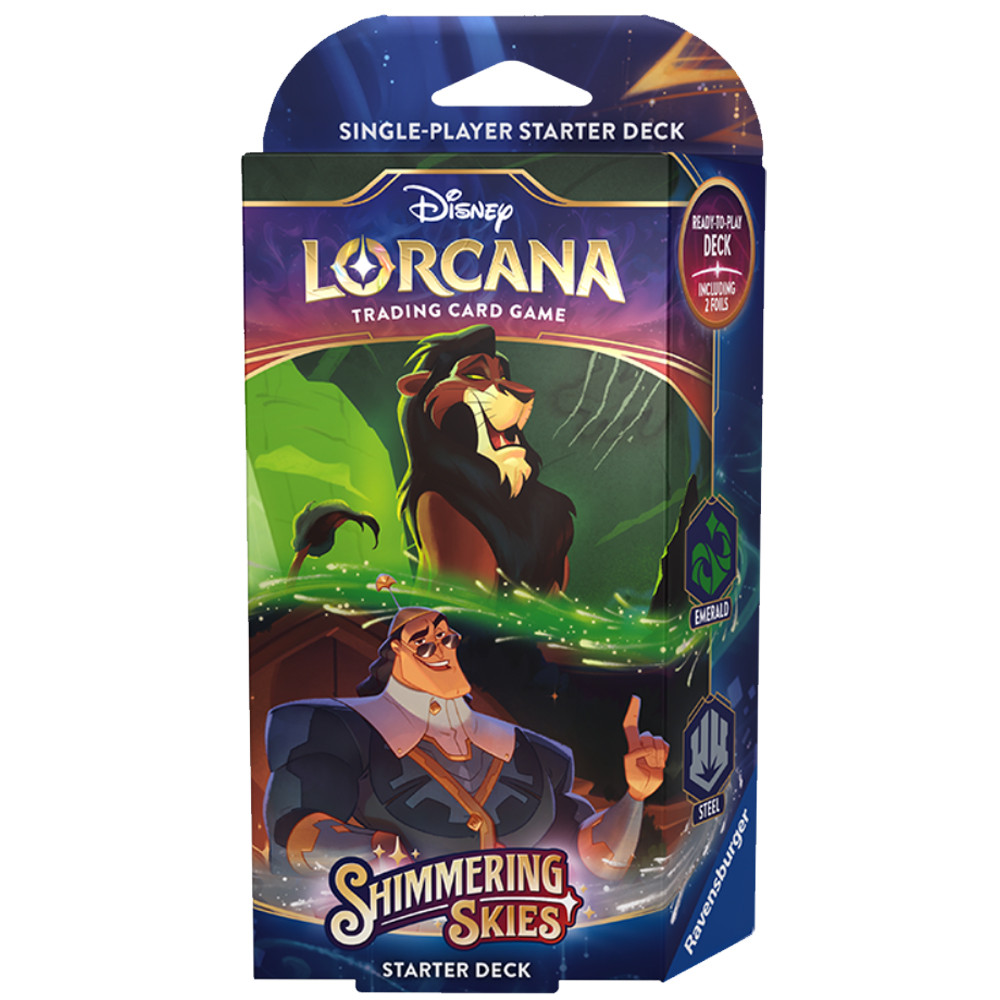 Lorcana TCG: Shimmering Skies Emerald / Steel Deck