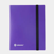 Plastic Binder 9 Pocket-Purple