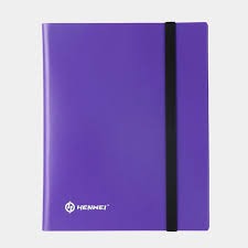 Plastic Binder 9 Pocket-Purple