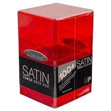 Ultra Pro Satin Tower Deck Box Red Glitter