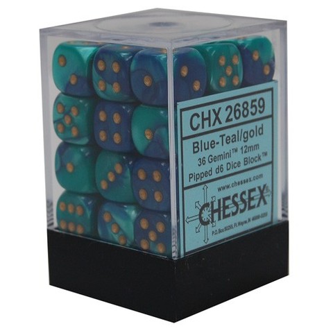 Chessex 36 Dice Cube: Gemini