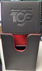 TGS Deckbox Black W Red