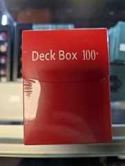 Deck Box 100 Count Red